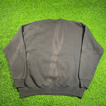 1997 Super Bowl Champs Packers vs Patriots Black Crewneck Size XXL USED v18333