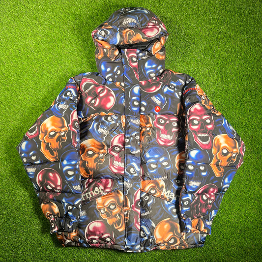 Supreme Marmot 800 Fill Down Parka Multi Color Skull Pile (2025) Size Large NEW x15911