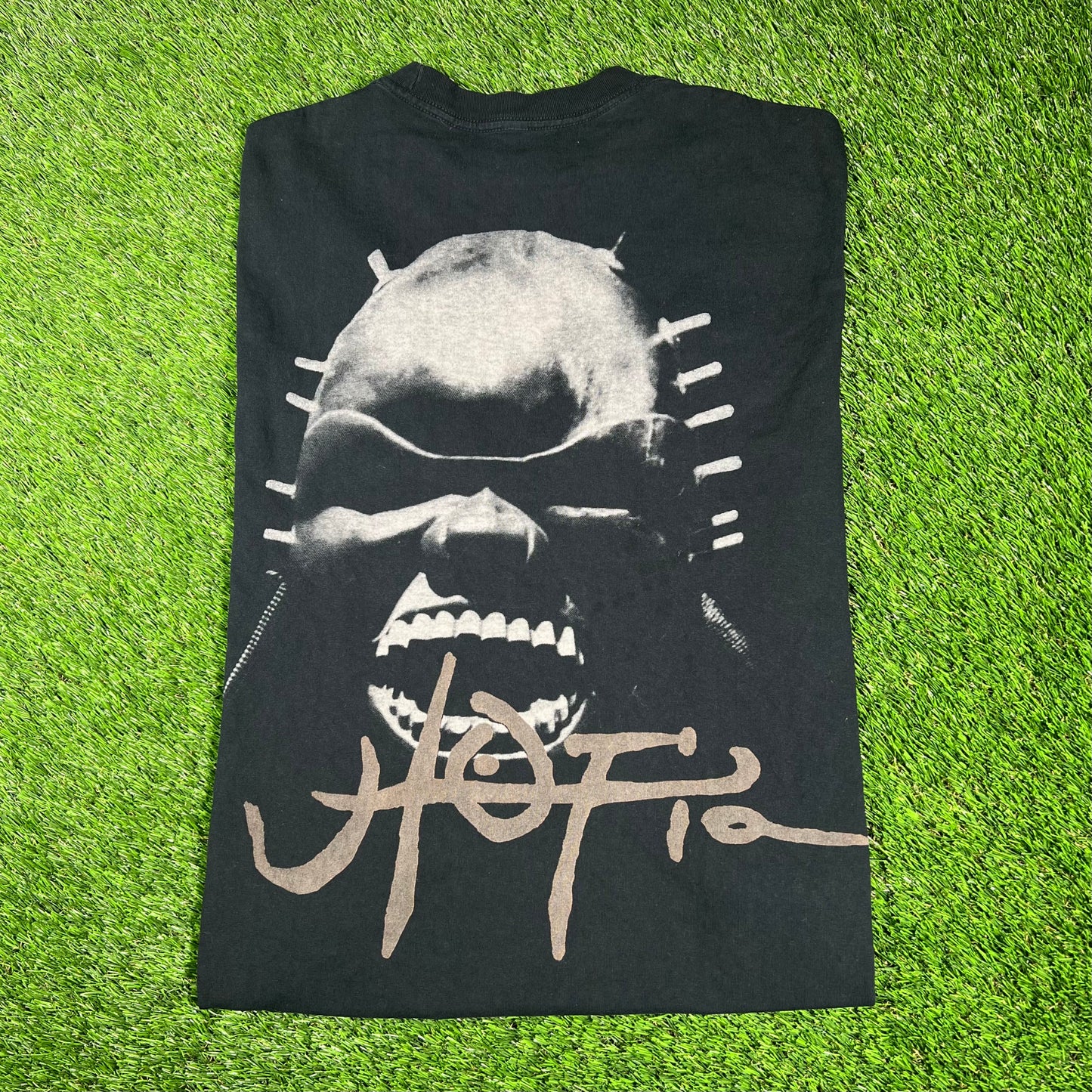 Travis Scott Utopia Skull Face Black Longsleeve Size Medium USED x15178