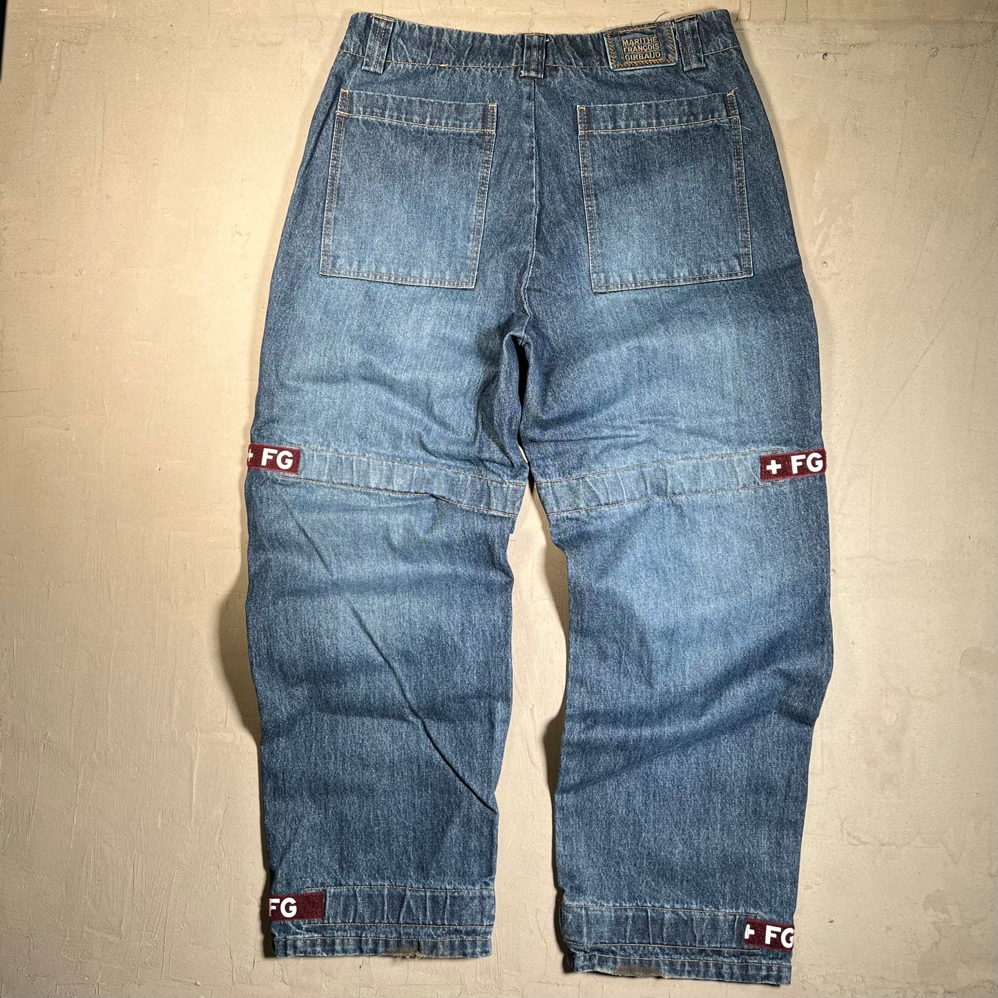 Marite Francois Girbaud Strapped Jeans Size 36 USED x17660