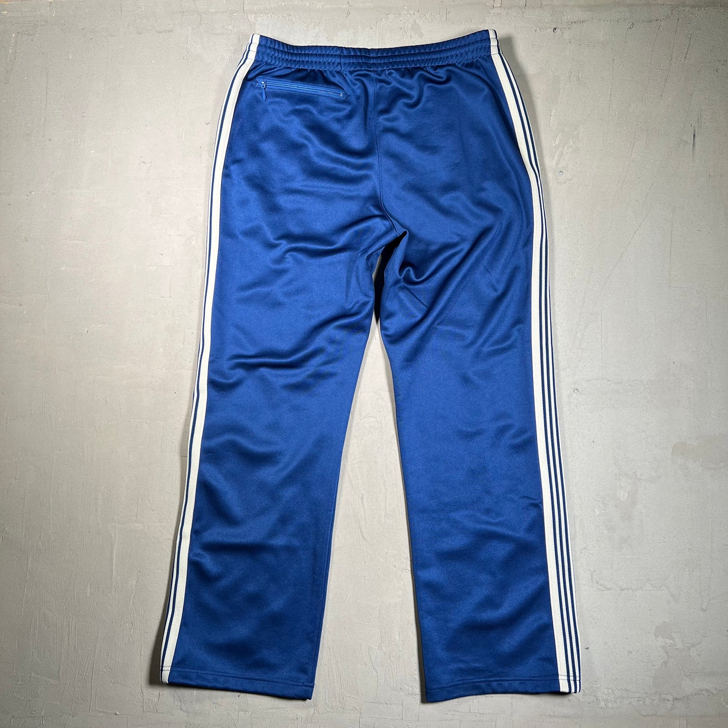 Needles Blue/White Track Pants Size Large USED x17608