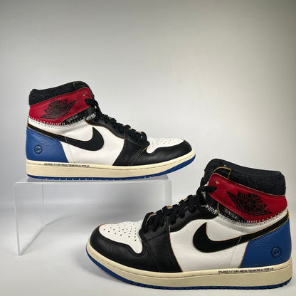 Jordan 1 High Fragment Union Varsity Red Sport Royal (2025) Size 10.5 USED s23689