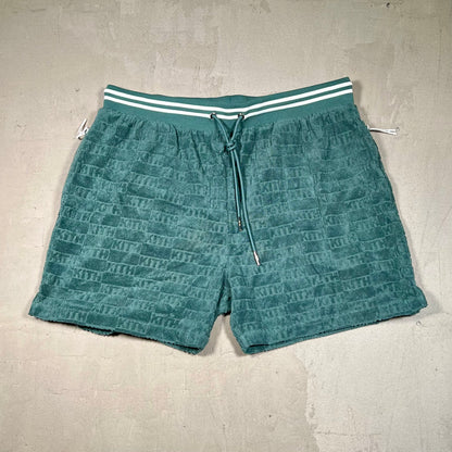 Kith Graham Monogram Green Shorts Size XL USED x17409