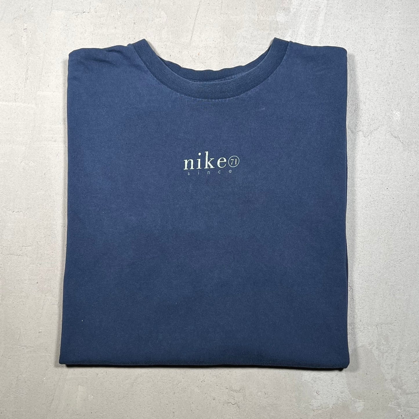 Nike Navy "Nike Since 71" Tee Size XXL USED v19088