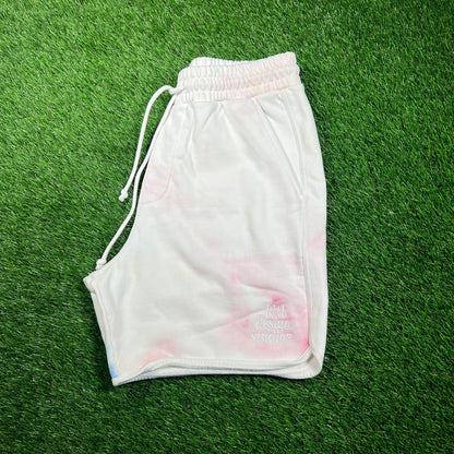 Kith Design Studios White Tie Dye Shorts Size Small USED x16731