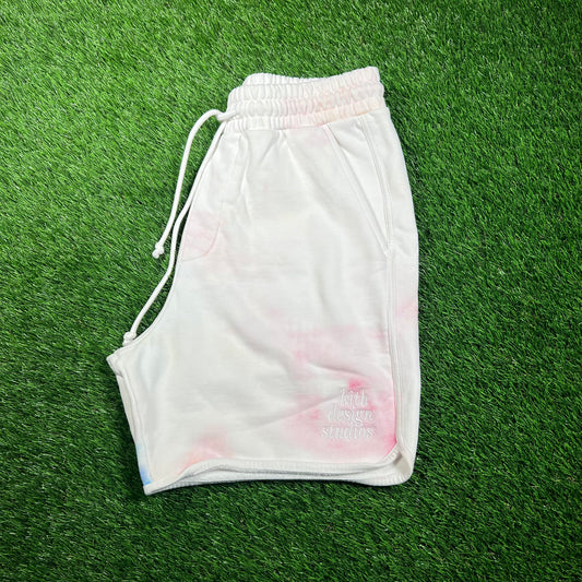 Kith Design Studios White Tie Dye Shorts Size Small USED x16731