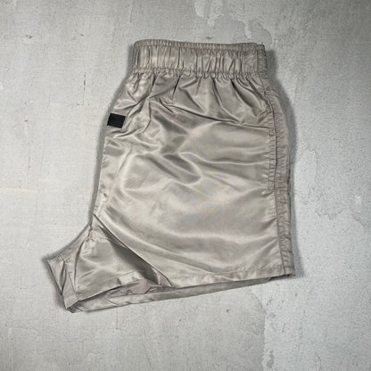 Essentials Fear Of God Nylon Tan Running Shorts Size Small NEW x17446