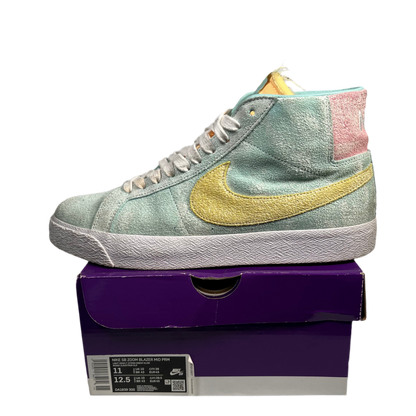 Nike Sb Blazer Mid Faded Light Dew Size 11 USED S17143