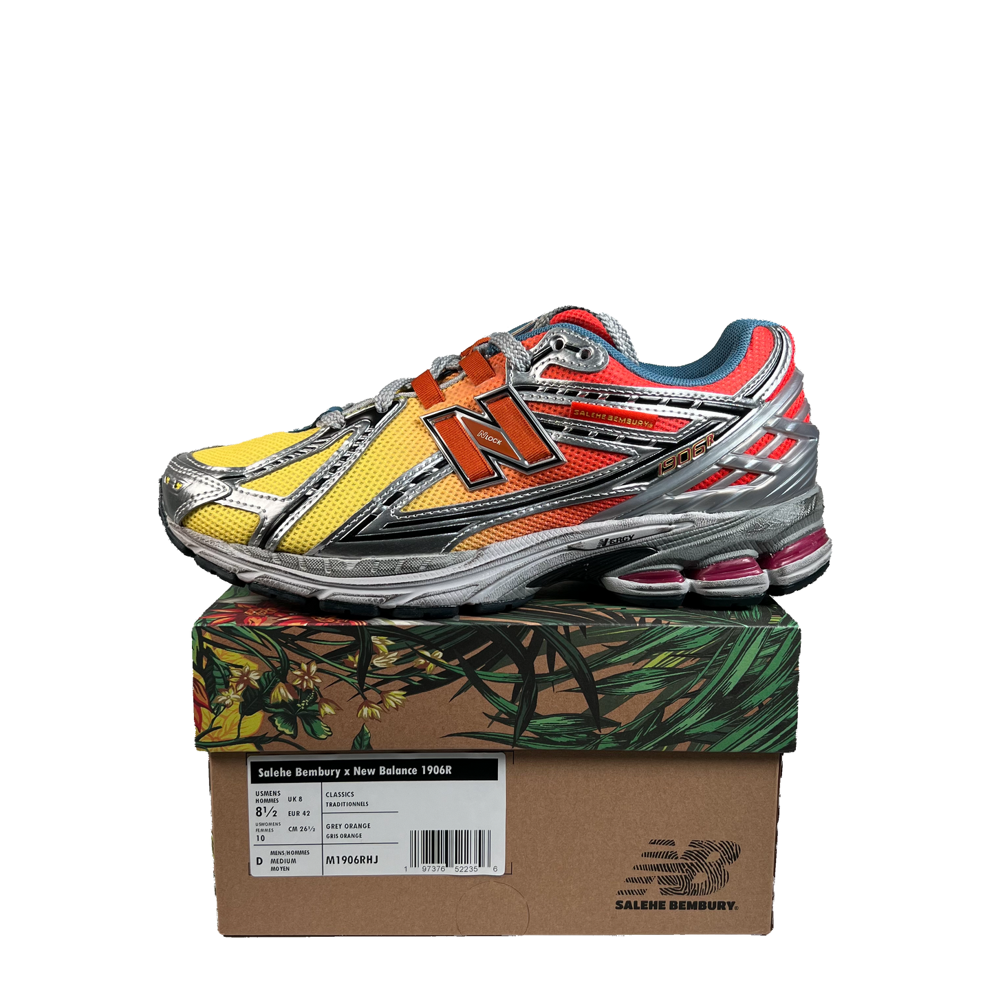New Balance 1906R Salehe Bembury Heat Be Hot Lava (2024) Size 8.5 NEW s22249