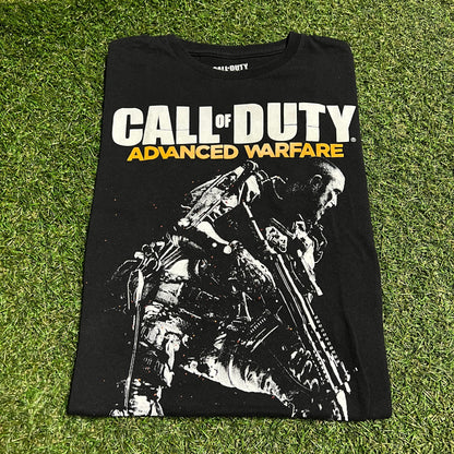 Call of Duty Advanced Warfare Black Tee Size Small USED v16424