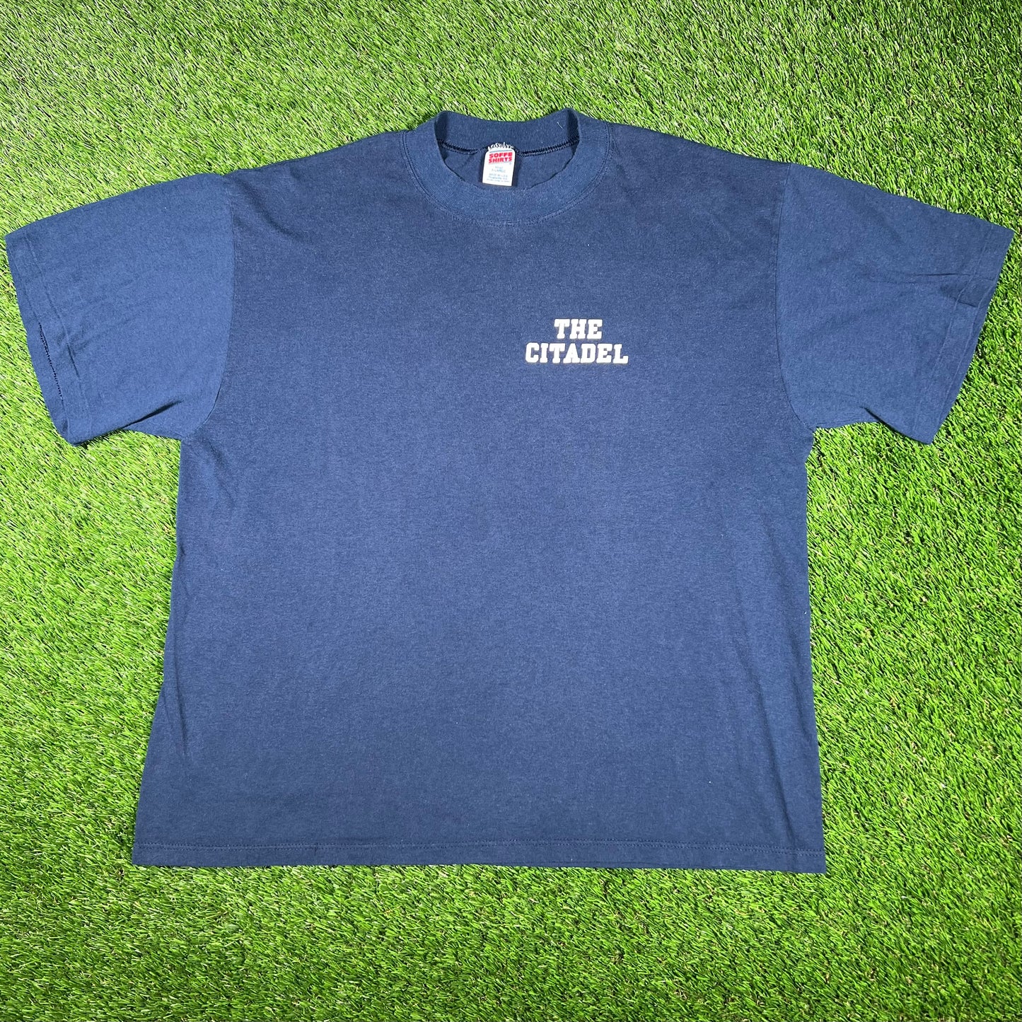 1990's Navy "The Citadel" Tee Size XL USED v17004