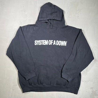 2005 System of a Down Hypnotize Promo Black Hoodie Size XL USED v20039