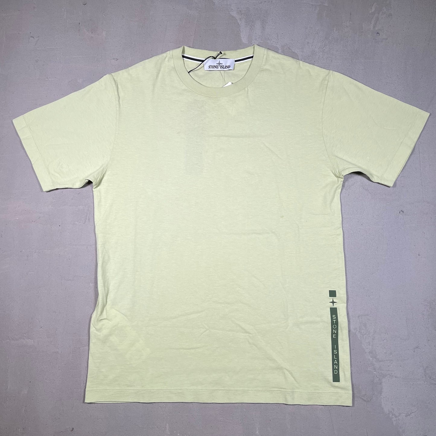 Stone Island Light Green Tee Size Small NEW x17076