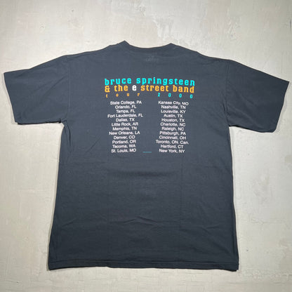 Bruce Springsteen and the E Street Band Black Tee Size XL USED v15128