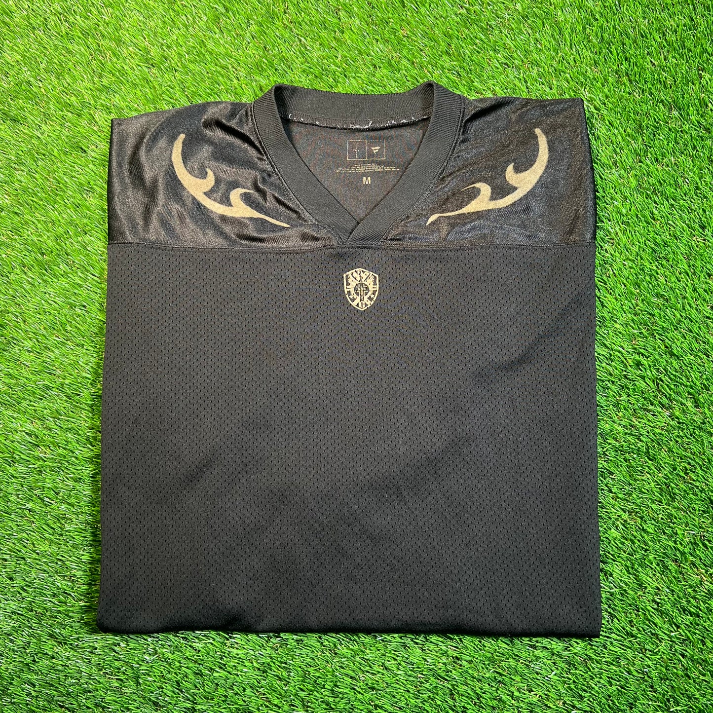 Cactus Jack Complex Con Las Vegas Knights Black Longsleeve Jersey Size Medium USED x16832