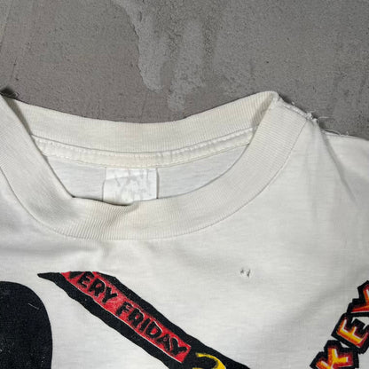 1990s Mickey "25 Cents" AOP Tee Size XXL USED v19973