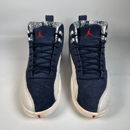 Jordan 12 Indigo (2018) Size 9.5 USED s21382