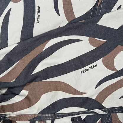 Palace RipStop Tribal Tan Jacket Size Medium USED x18701