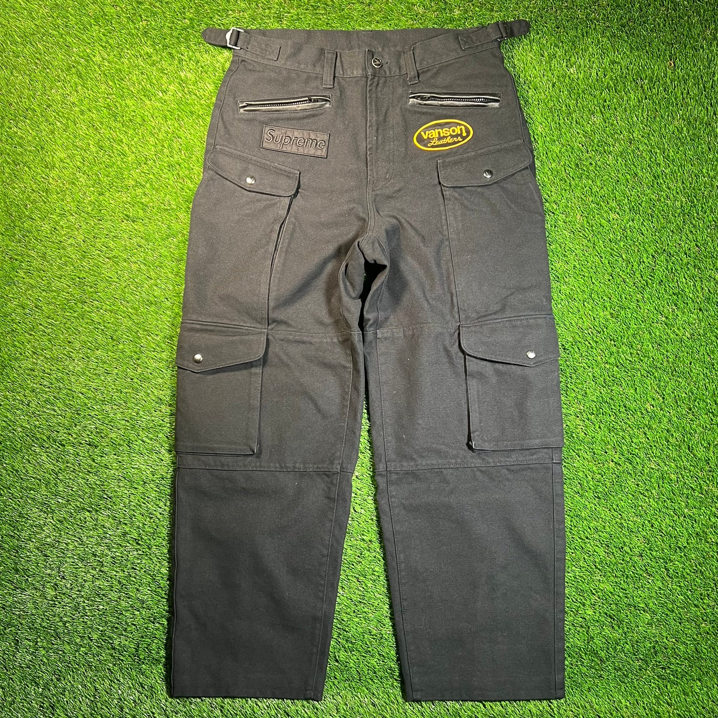 Supreme Vanson Leathers Cordura Black Pants (2026) Size 32 NEW x16684