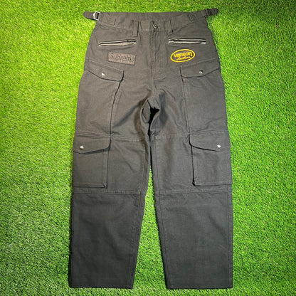 Supreme Vanson Leathers Cordura Black Pants (2026) Size 32 NEW x16684