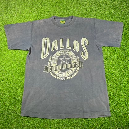 1990s Dallas Cowboys Navy "Member Club" Tee Size XL USED v16994