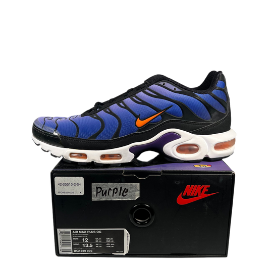 Nike Air Max Plus OG Voltage Purple 2018 Size 12 USED S8244