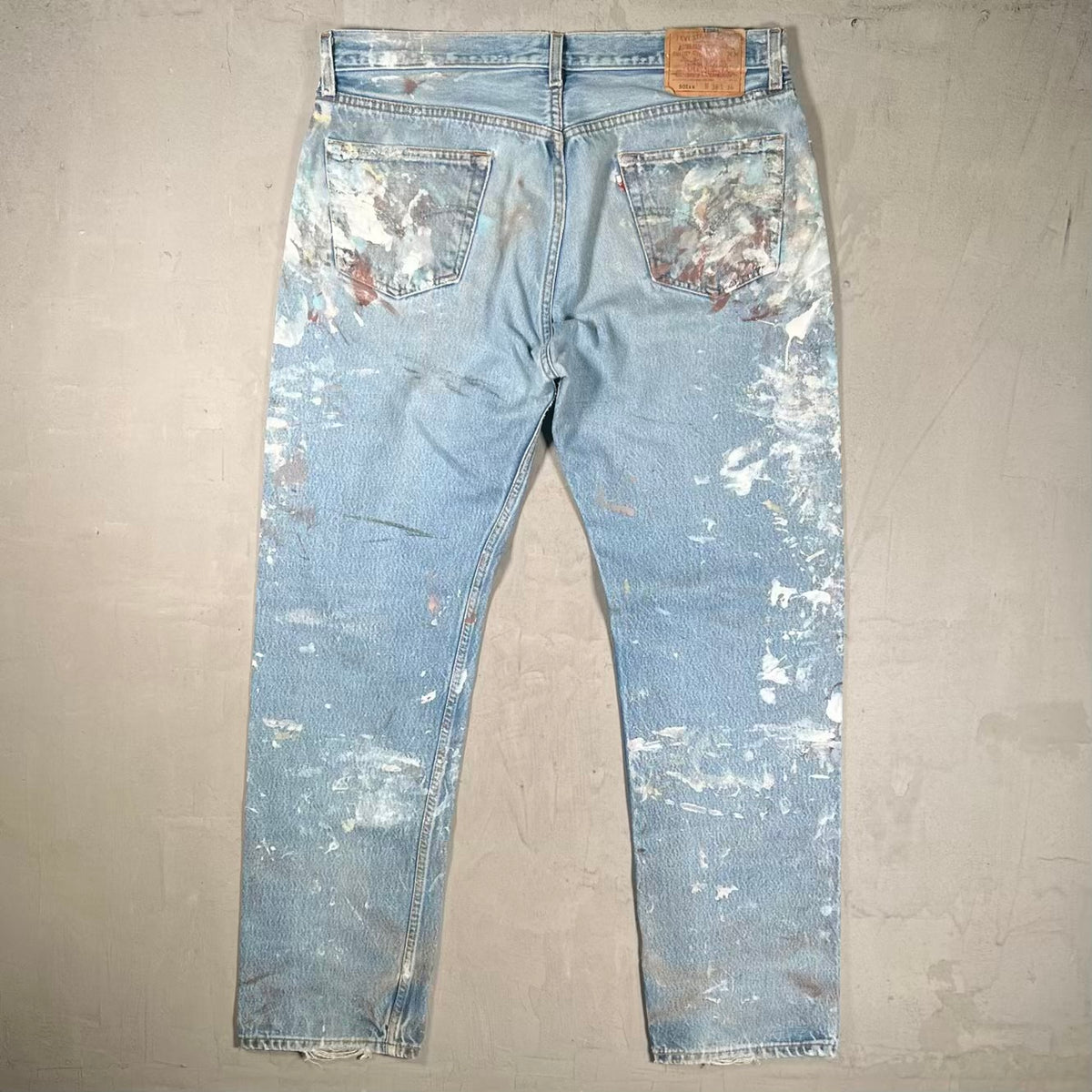 1999 Levi's 501xx Blue Denim Jeans Size 38 USED v20439
