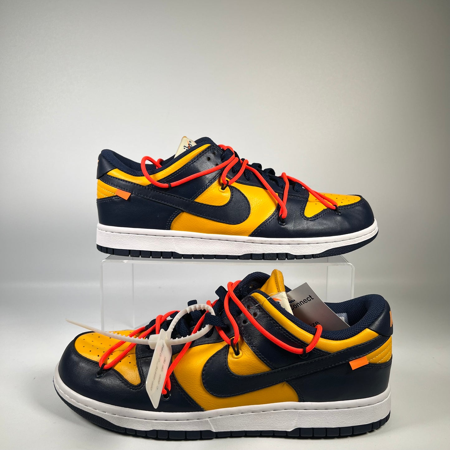 Nike Off White Dunk 2019 University Gold Size 11 USED s13741