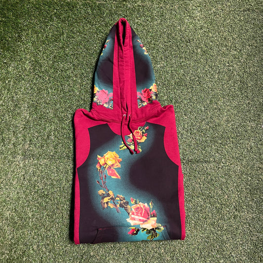 Supreme JPG Floral Print Cardinal Red Hoodie Size Medium NEW x13618