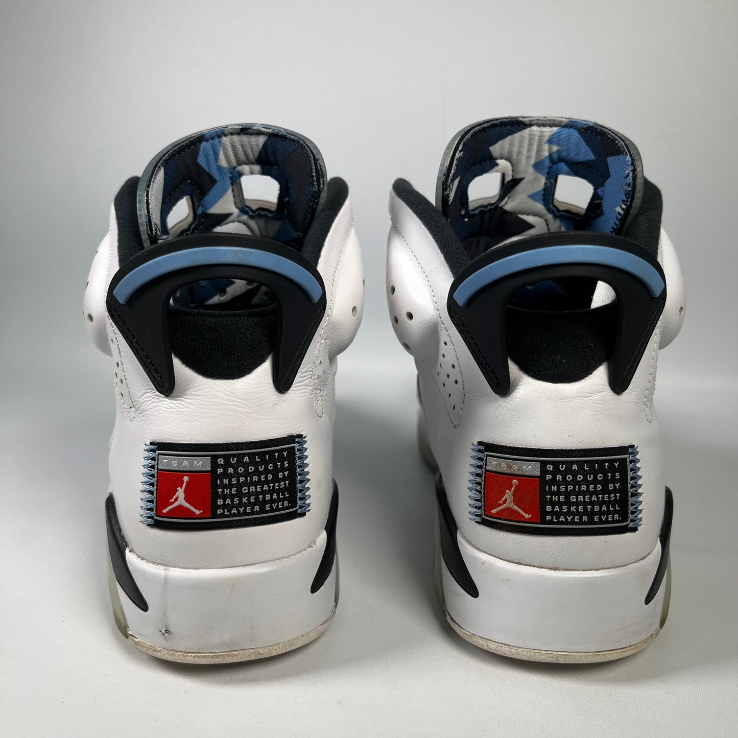 Jordan 6 UNC White (2022) Size 9 USED s19837