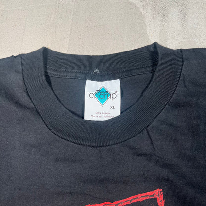 1998 NWO "Run with the Pack" Black Cutoff Tee Size XL USED v18978