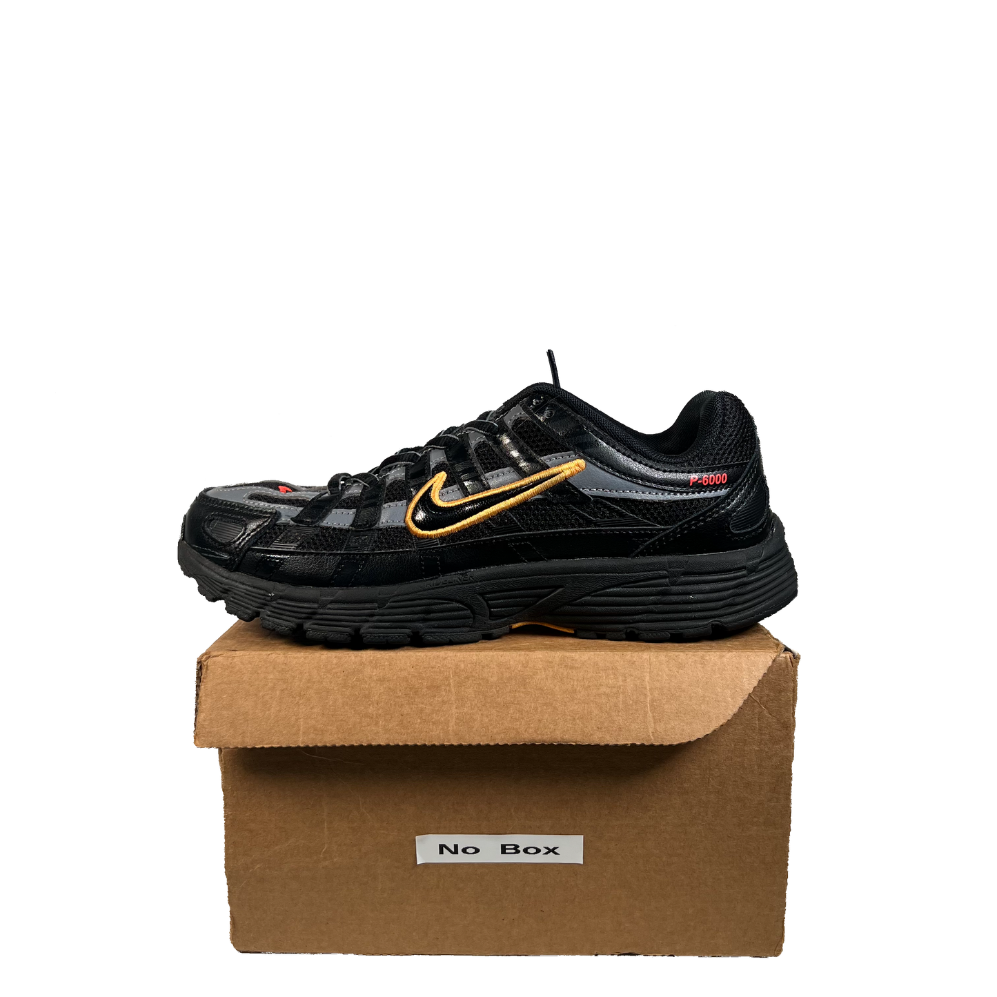 Nike P-6000 Black/Grey (2025) Size 5.5y USED s22321