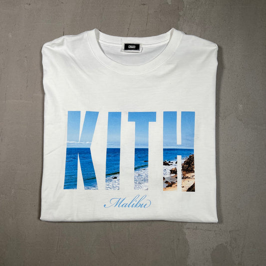 Kith Malibu White Tee Size XL USED x17066