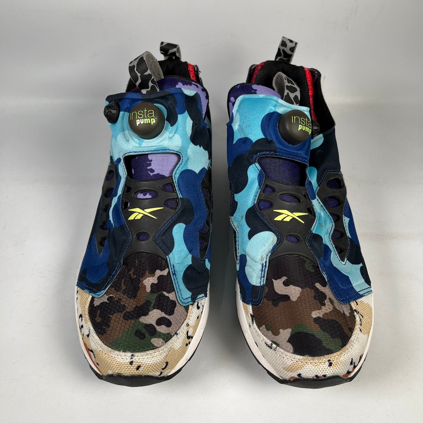 Reeboix InstaPump Fury Road CC Black Solar Yellow (2017) Size 10 USED s20998