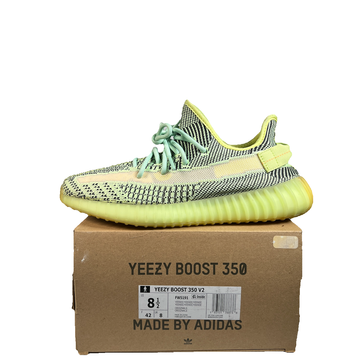 Yeezy Boost 350 Yeezreel Non Reflective (2019) Size 8.5 USED s22702
