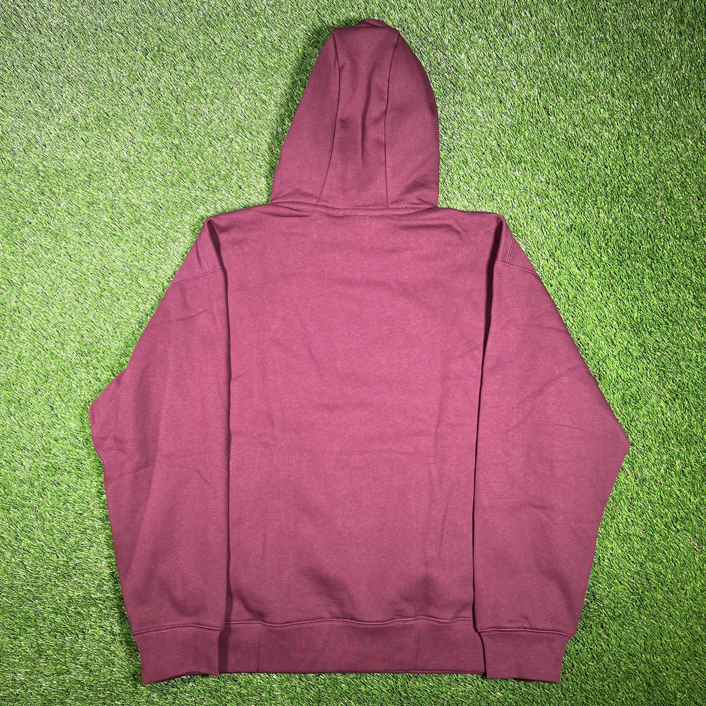 Nike ACG Center Logo Zip Pocket Maroon Hoodie Size Large NEW v17460