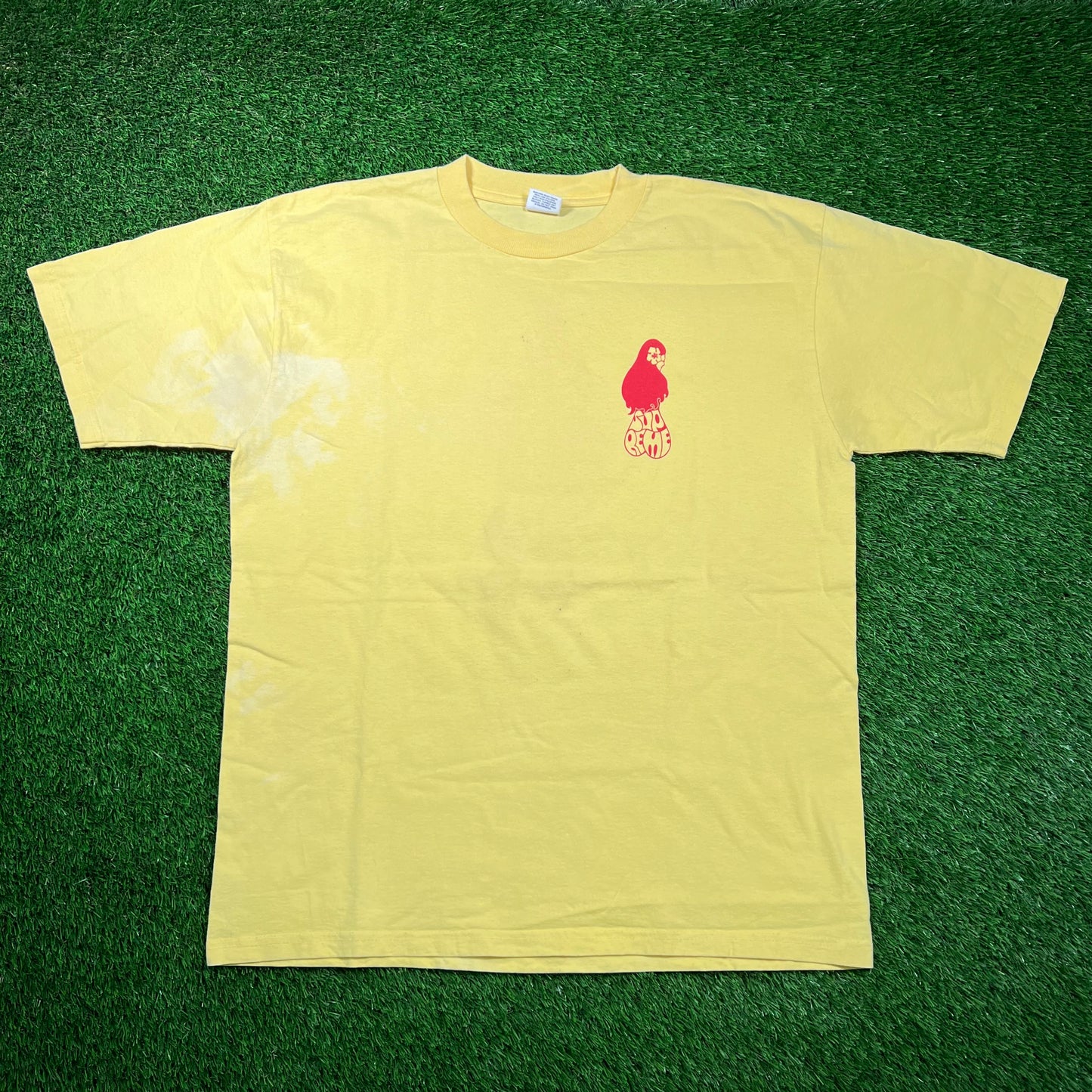 Supreme Okole Hula Yellow Tee (2005) Size XL USED x16723