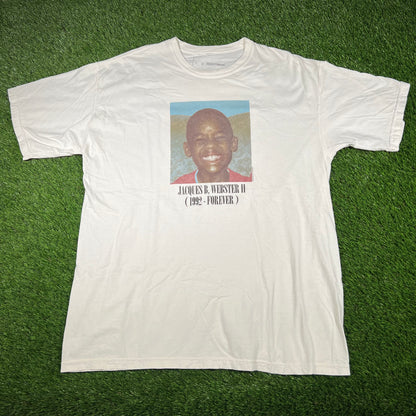 Travis Scott Ready Made Kid Photo White Tee Size XL USED x14531