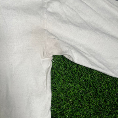 2007 Harley Davidson "Hal's" White Longsleeve w/ Sleeve Hit Size XL USED v17583