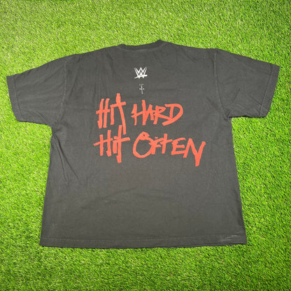 Travis Scott WWE Black "OTC" Roman Reigns Tee (2025) Size XL USED x15854