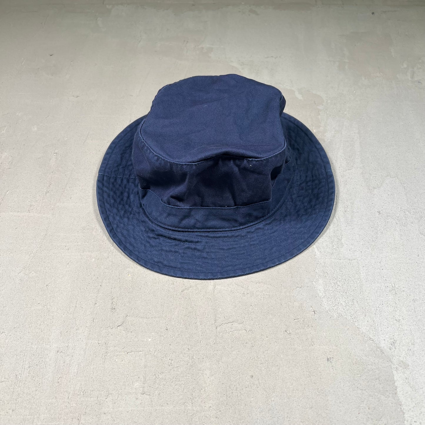 Polo Ralph Lauren Collegiate Bear Navy Bucket Hat USED v18999