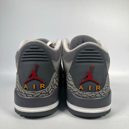 Jordan 3 Cool Grey (2021) Size 10 USED s23760
