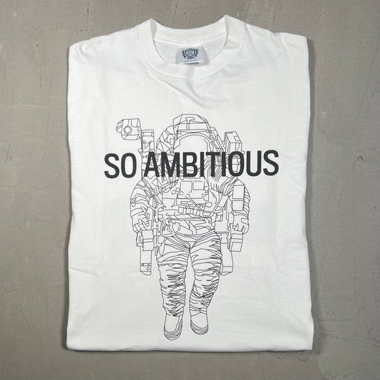 2010 Billionaire Boys Club Jay Z So Ambitious Astronut White Tee Size Large USED x15913