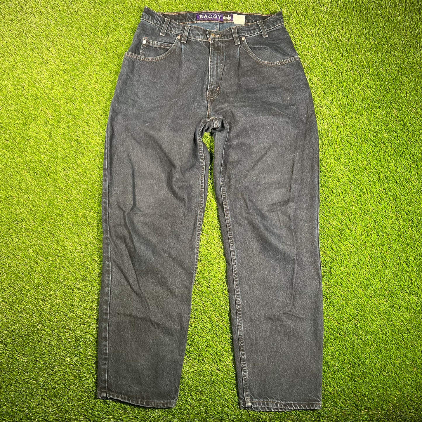 1996 Levi Silvertab Overdyed Indogo Denim Size 33 USED v17984
