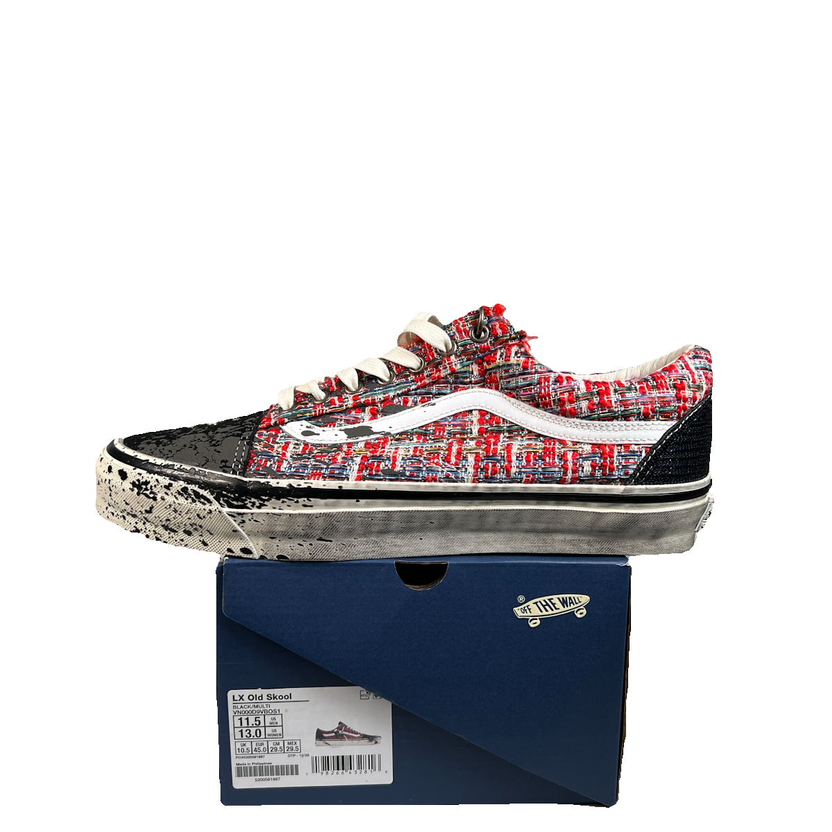 Vans Old Skool Charms Red Black (2026) Size 11.5 NEW s22868