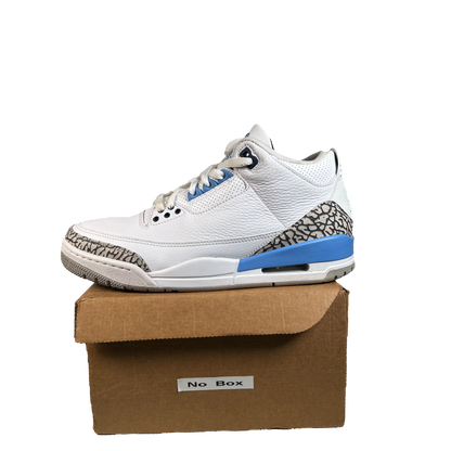 Jordan 3 UNC (2020) Size 8 USED s22489