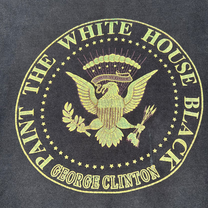 1990s George Clinton Paint the White House Black Black Tee Size XL USED v16247