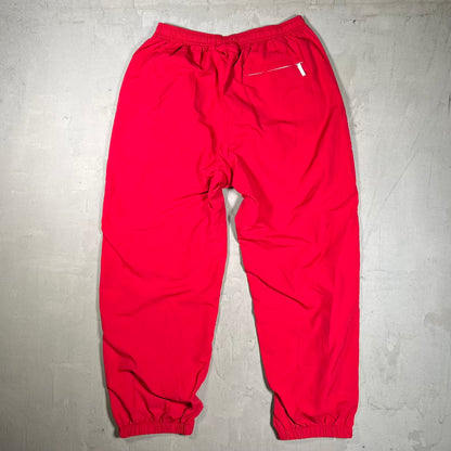 Supreme Contrast Zip Warm Up Pant Red (2025) Size Medium USED x18787