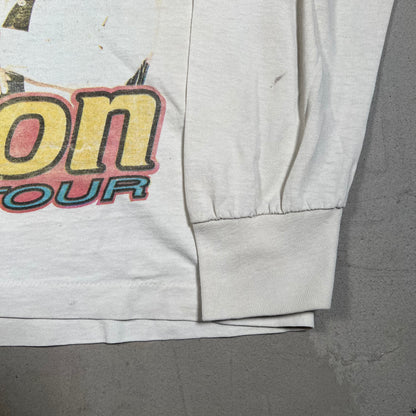 1997 New Edition Reunion Tour White Longsleeve Size Large USED v18105