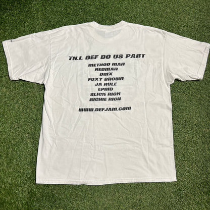 Def Jam 2000 "We are Hip Hop" White Tee Size XXL USED v16079